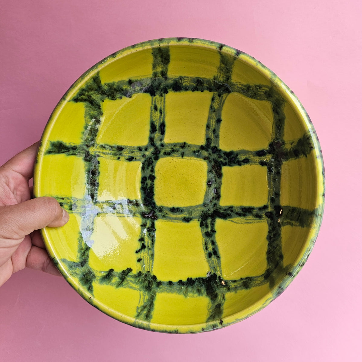 PLAID SUNNY & METEOR PLATE BOWL
