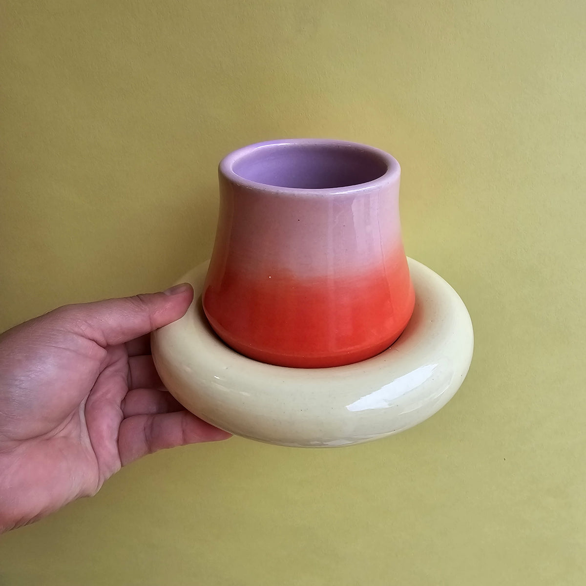 BERRY CUP AND SAUCER