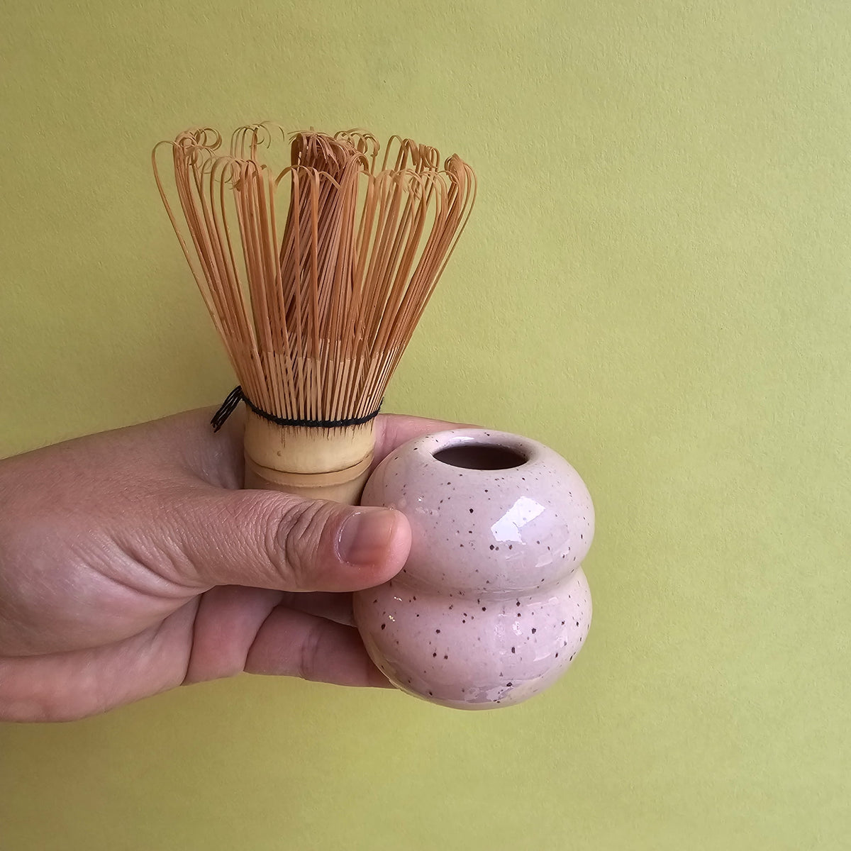 LAVEDER SPECKLED MATCHA WHISK HOLDER
