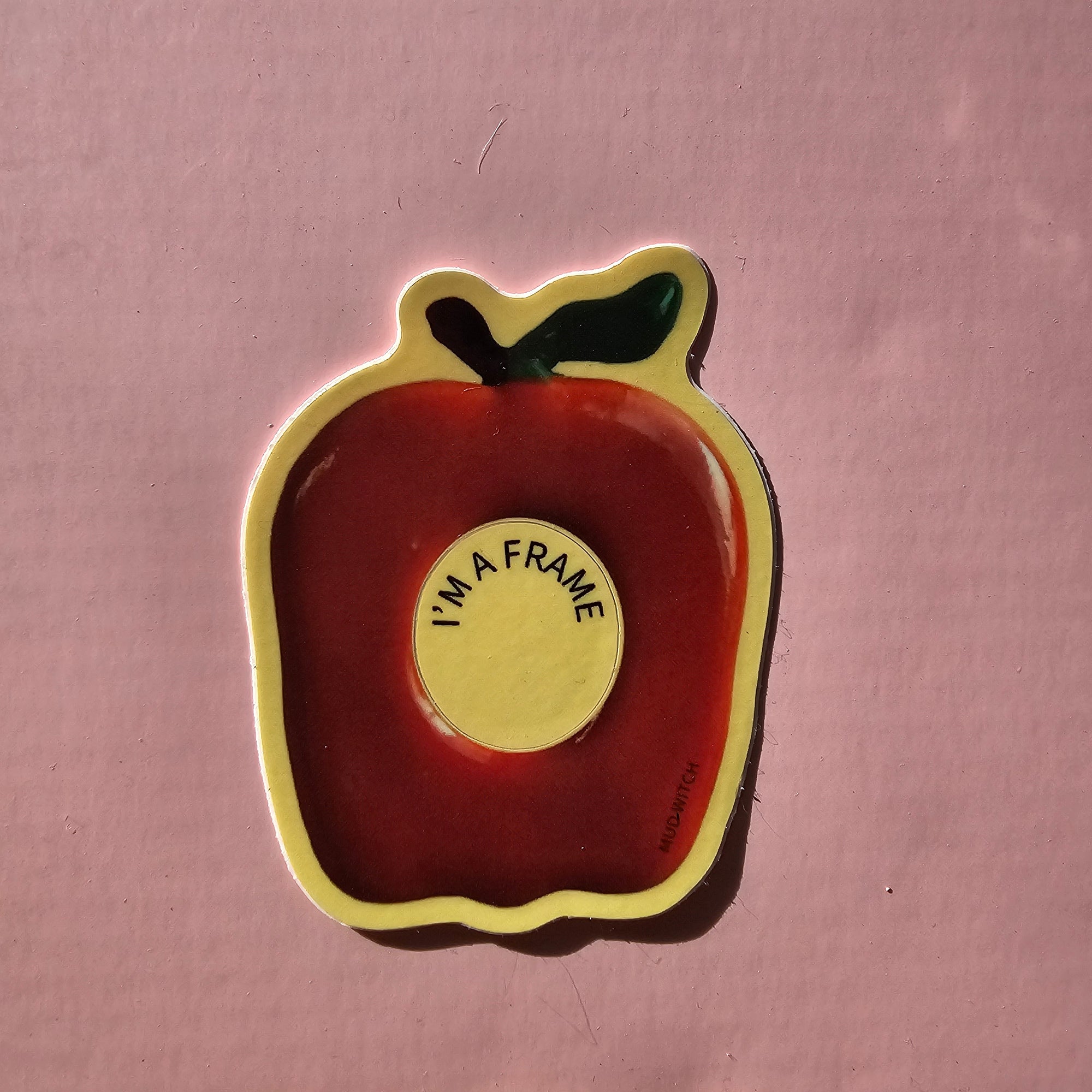 APPLE MINI FRAME STICKER • PUT YOUR OWN PICTURES IN A STICKER