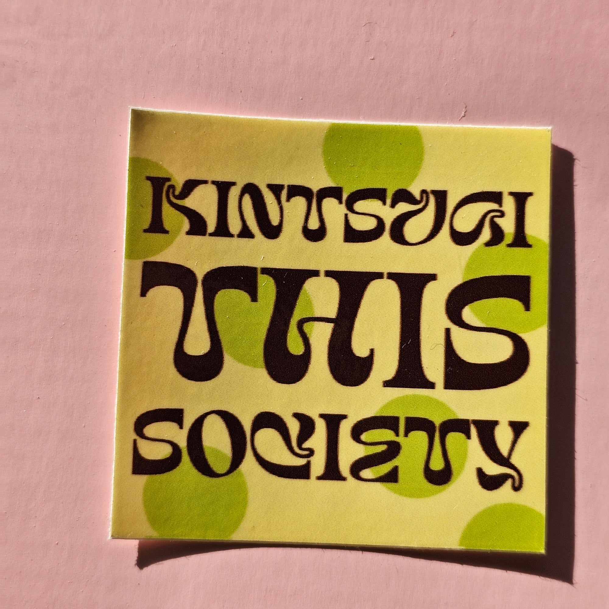 KINTSUGI THIS SOCIETY STICKER