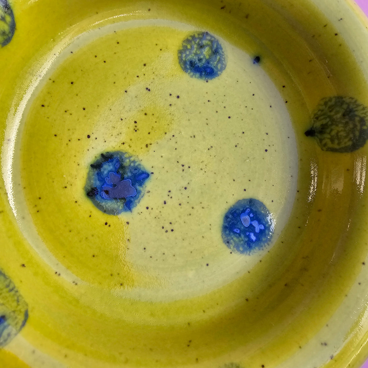 EDEMAME SPECKLED SPOTS BUBBLE PLATE