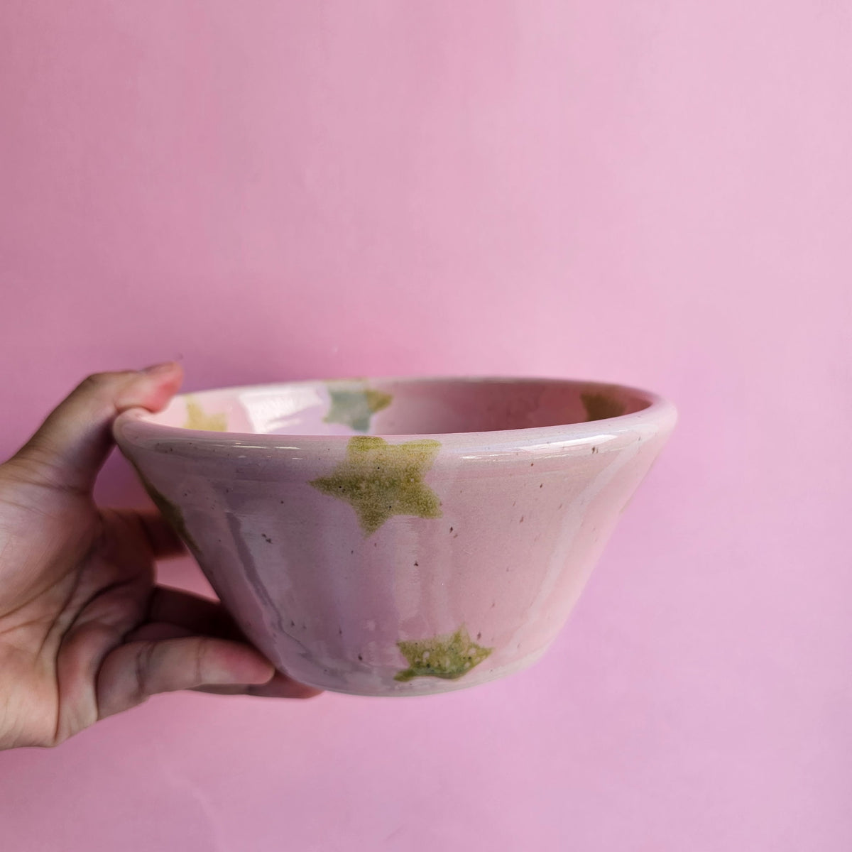 PINKY OKRA STARS BOWL
