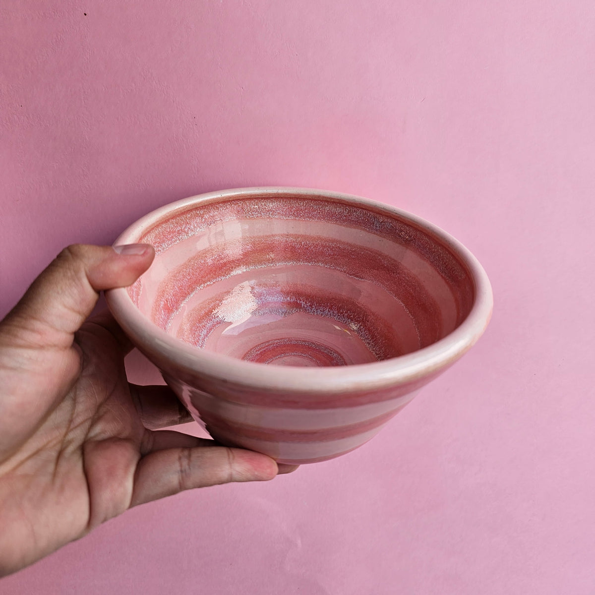 WATERMELON RADISH SWIRL SMALL RAMEN BOWL