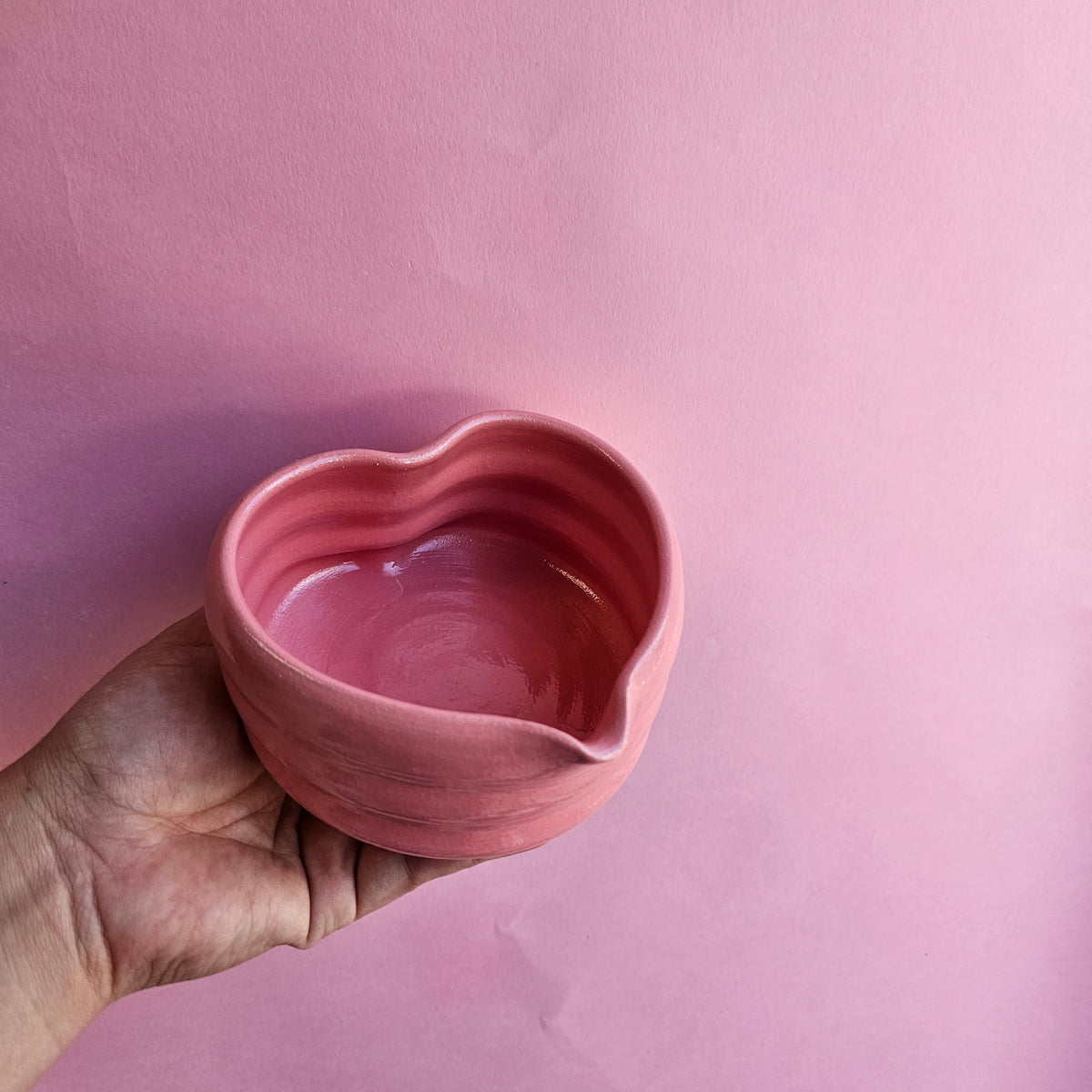 FLAMINGO HEART MATCHA BOWL