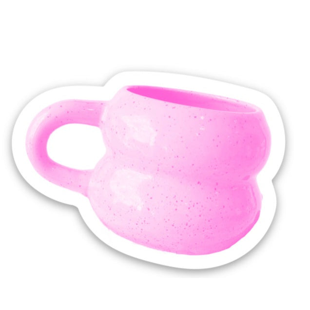 PINKY VENUS MUG STICKER SMALL