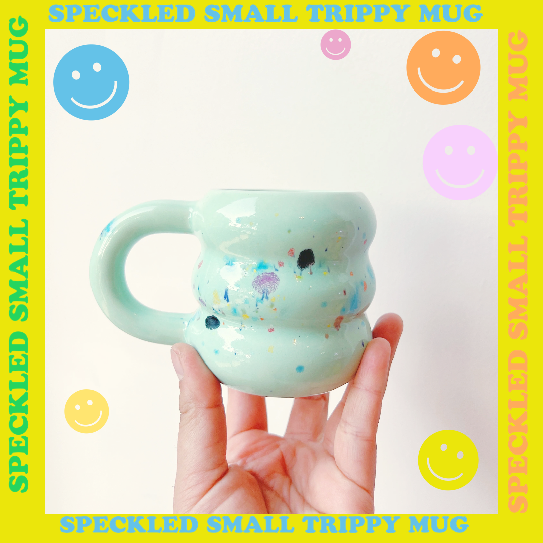 PREORDER CAKE SMALL TRIPPY MUG • SPECKLED