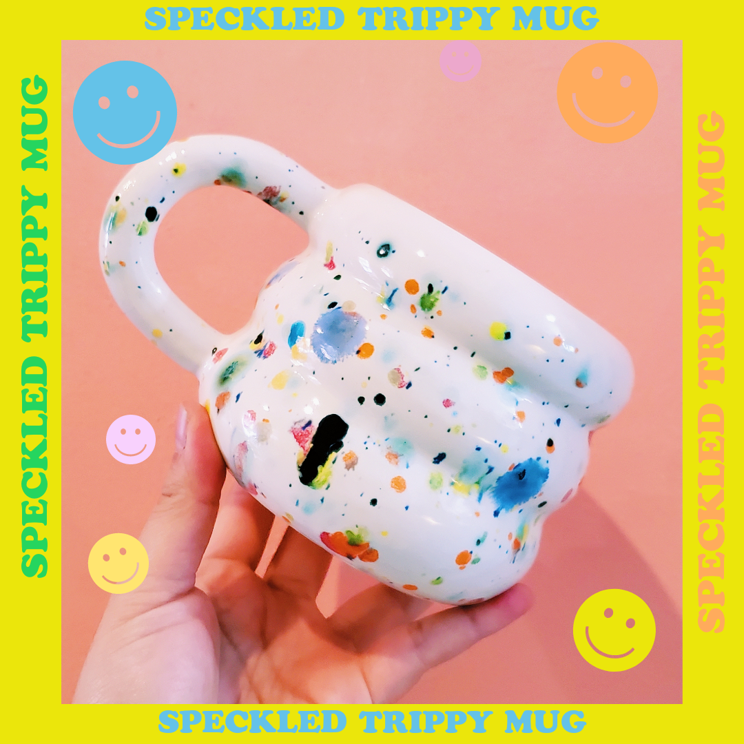 HOLIDAY PREORDER❄️☃️PREORDER CAKE TRIPPY JUMBO MUG • SPECKLED🎄 HOLIDAY SPECIAL