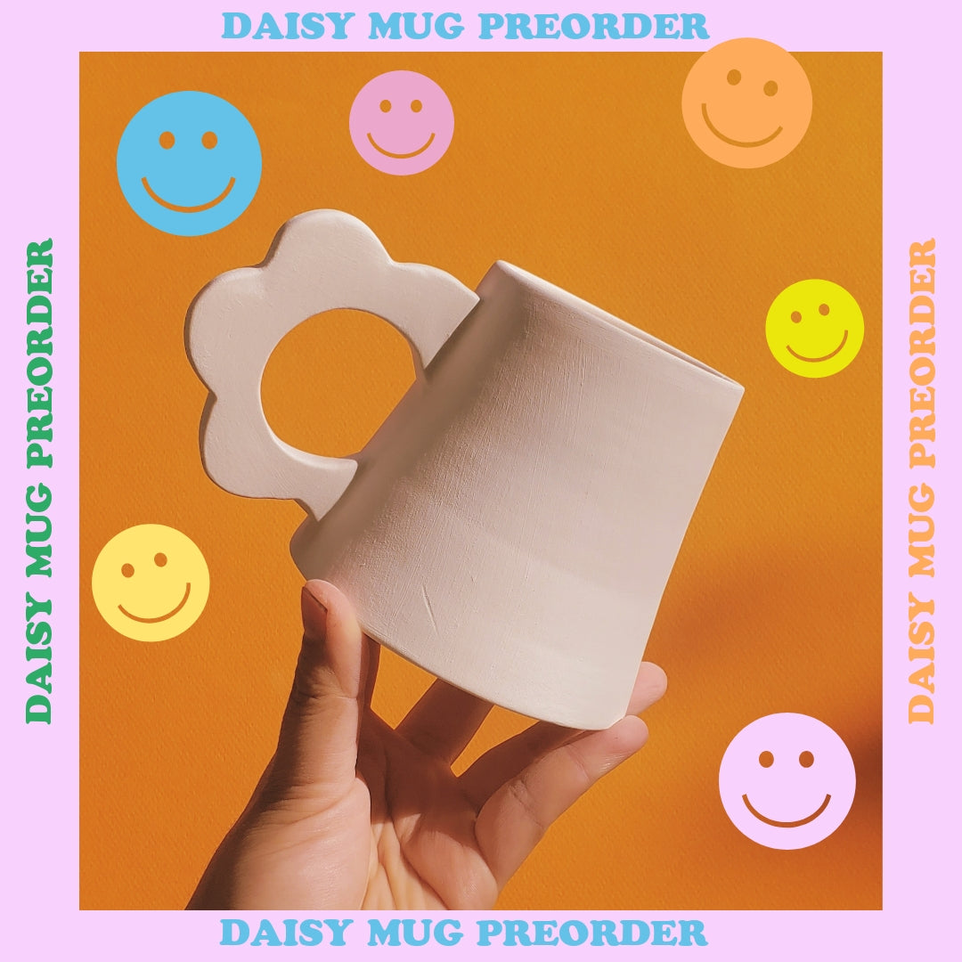 PREORDER DAISY MUG ✿ SOLID COLORS ONLY🎄 HOLIDAY SPECIAL